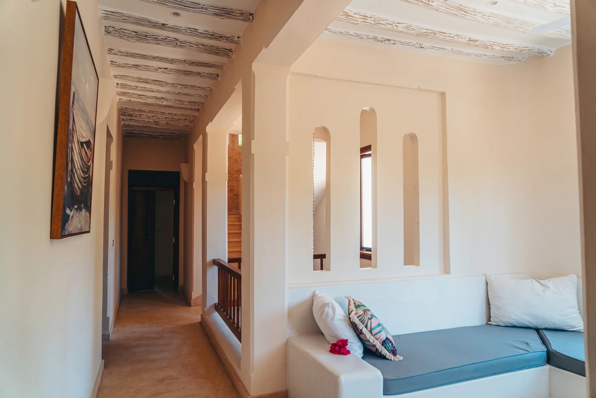 The same room with improved lighting and colours